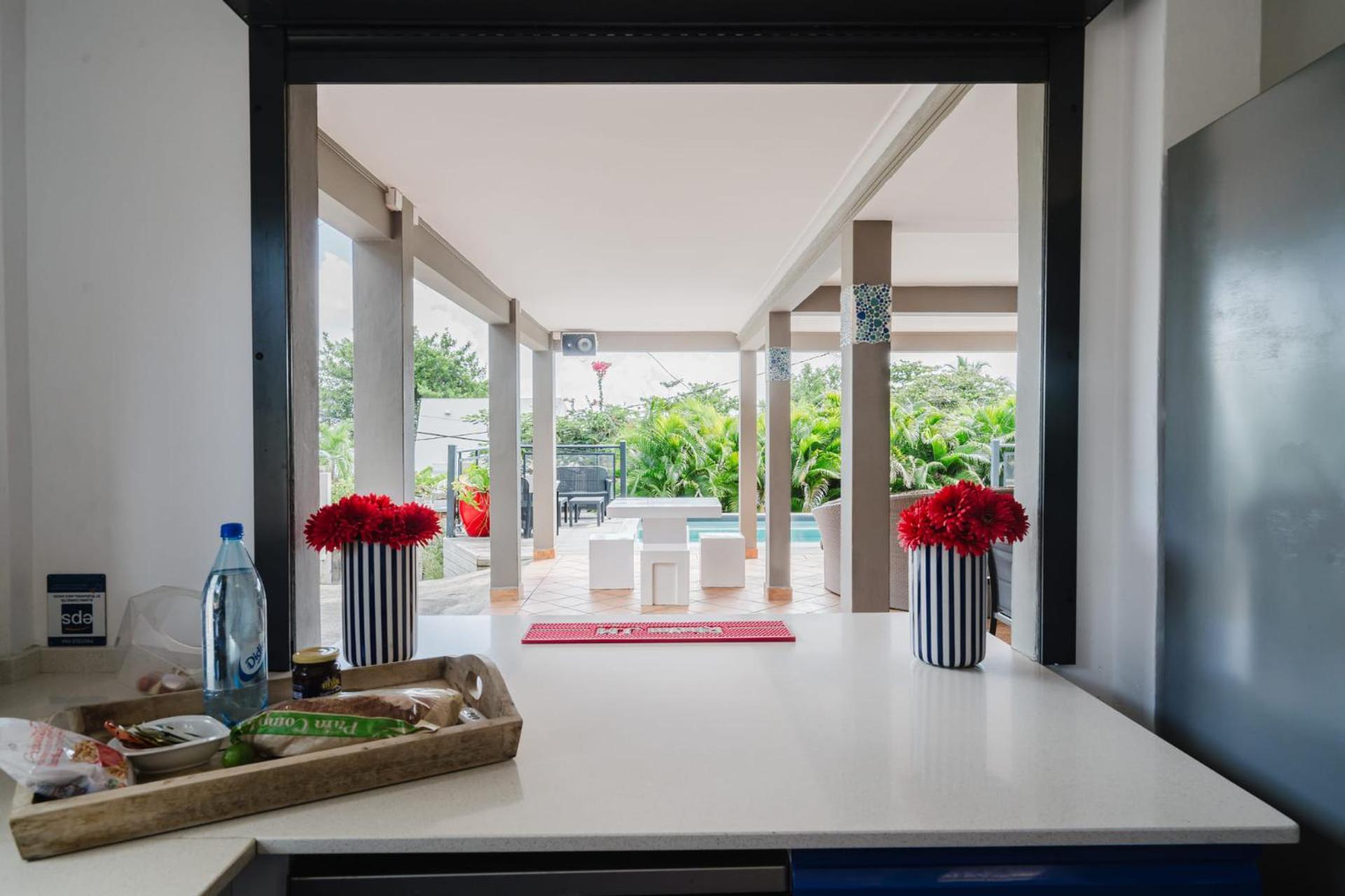 Villa Kaléna : 4 ch, plage à 50m, vue mer Le Diamant Eksteriør bilde