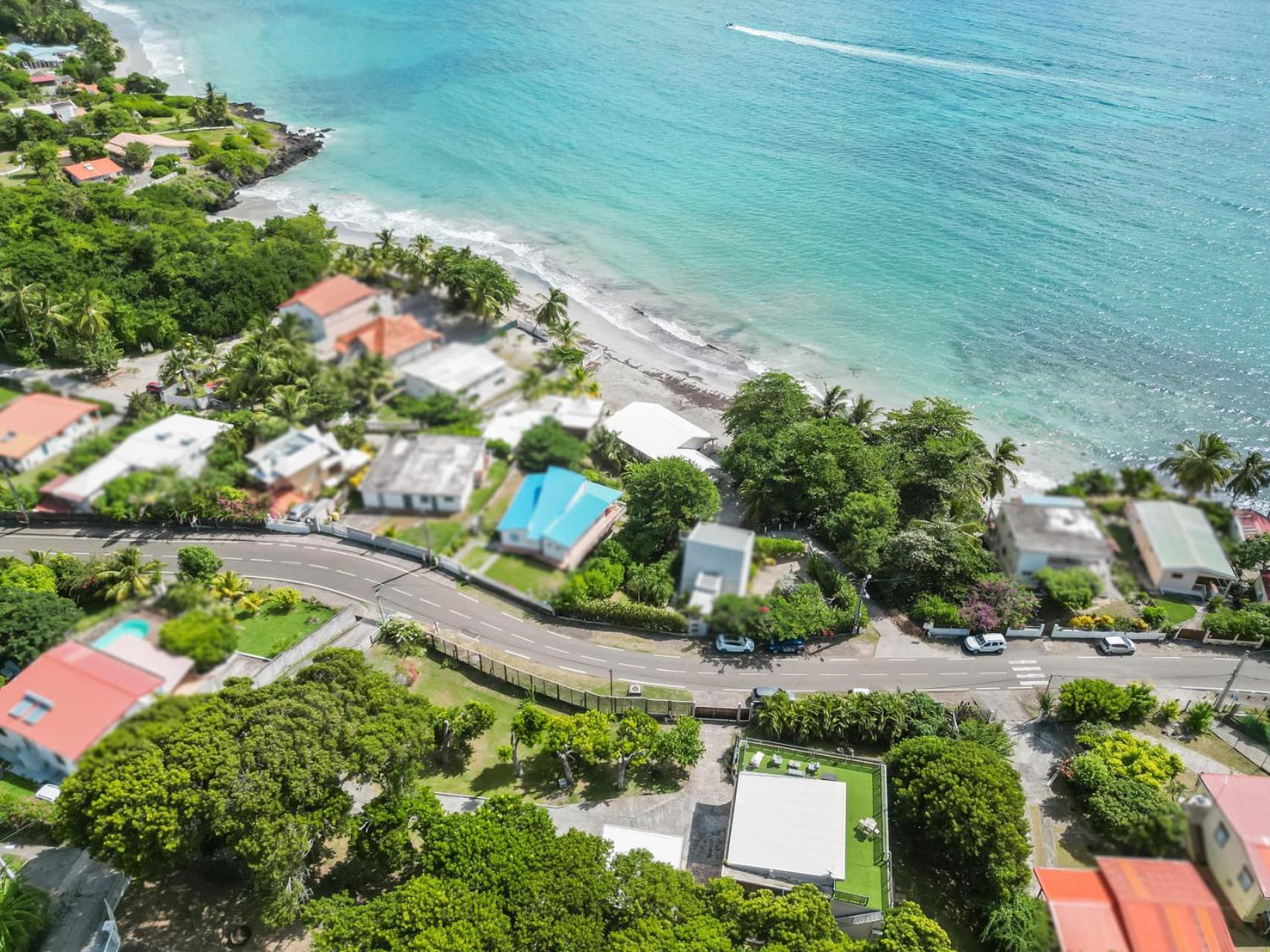 Villa Kaléna : 4 ch, plage à 50m, vue mer Le Diamant Eksteriør bilde
