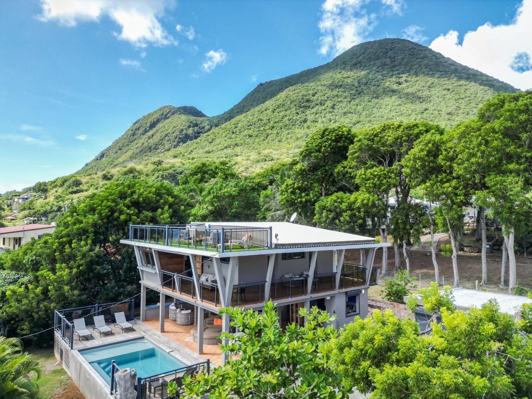Villa Kaléna : 4 ch, plage à 50m, vue mer Le Diamant Eksteriør bilde
