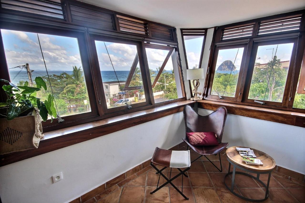 Villa Kaléna : 4 ch, plage à 50m, vue mer Le Diamant Eksteriør bilde